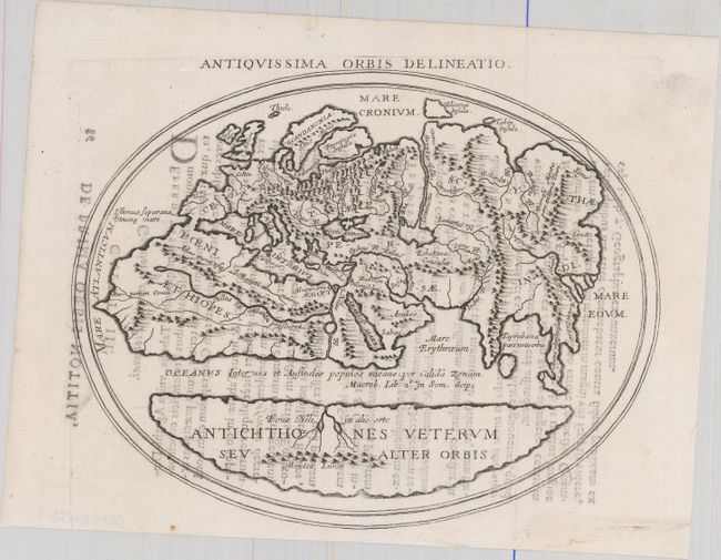 Antiquissima Orbis Delineatio [together with] Vetus Oceani Divisio