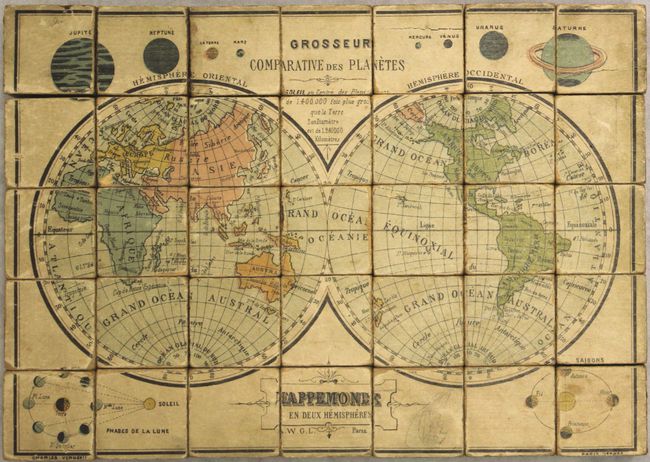 [Set of Puzzle Maps] Atlas Geographique
