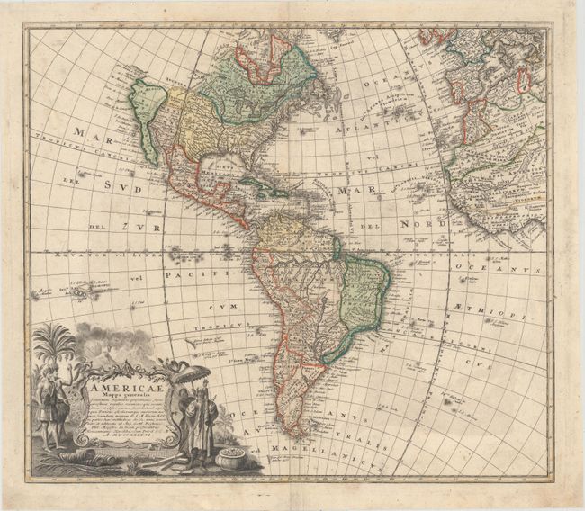 Americae Mappa Generalis Secundum Legitimas Projectionis Stereographicae Regulas...