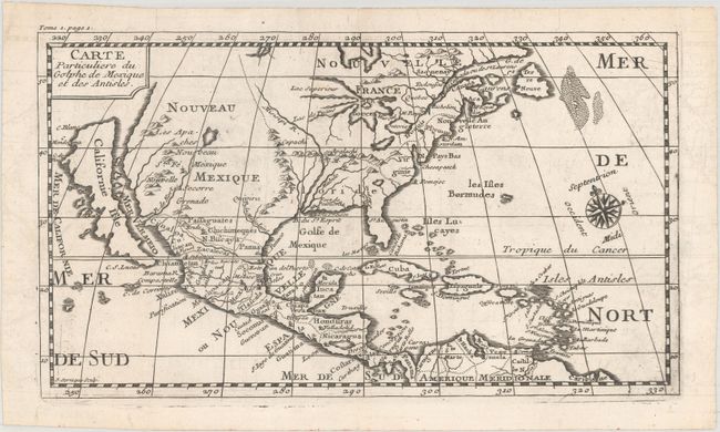 Carte Particuliere du Golphe de Mexique et des Antisles