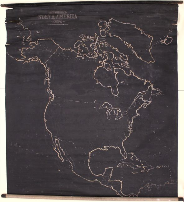 Williams' Slated Outline Map North America