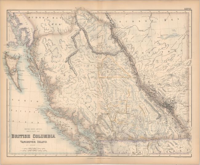 British North America Sheet III. Pacific Coast. British Columbia and Vancouver Island