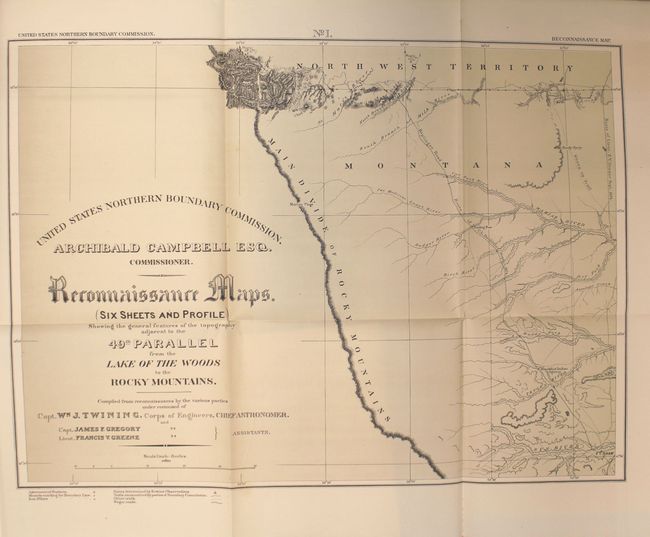 Reports upon the Survey of the Boundary Between the Territory of the United States and the Possessions of Great Britain from the Lake of the Woods to the Summit of the Rocky Mountains...