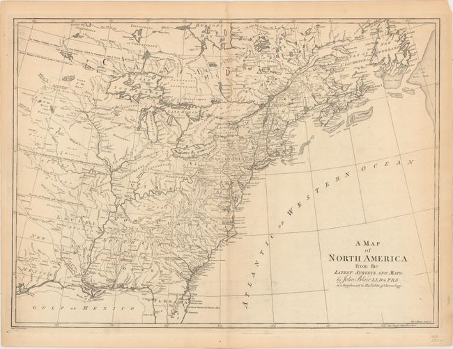 A Map of North America from the Latest Surveys and Maps