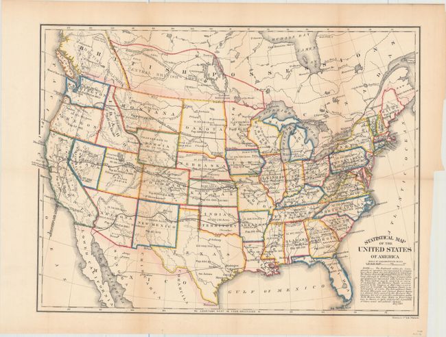 Statistical Map of the United States of America