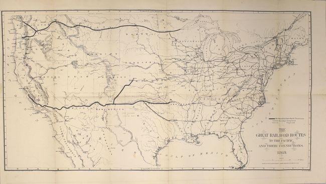 The Great Railroad Routes to the Pacific, and Their Connections [bound in report]