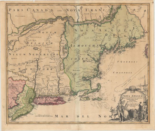 Nova Anglia Septentrionali Americae Implantata Anglorumque Coloniis Florentissima