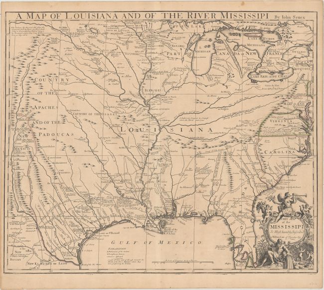 A Map of Louisiana and of the River Mississipi