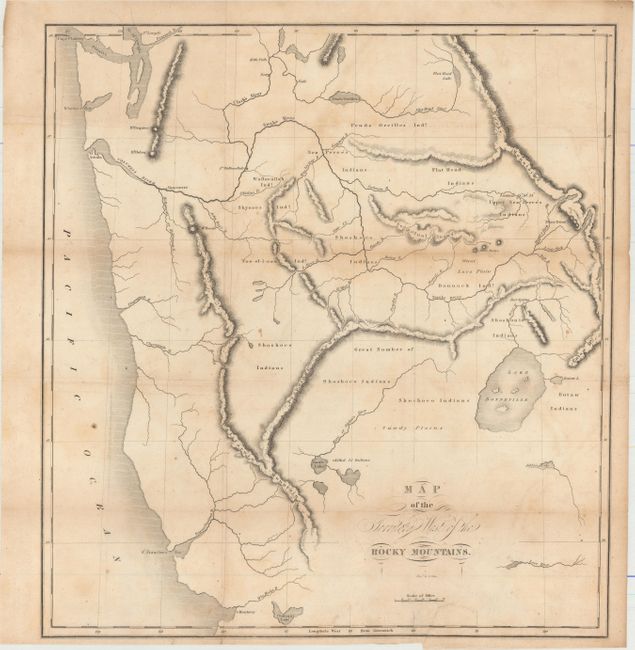 Map of the Territory West of the Rocky Mountains