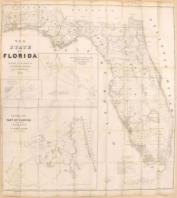 The State of Florida Compiled in the Bureau of Topographical Engineers from the Best Authorities