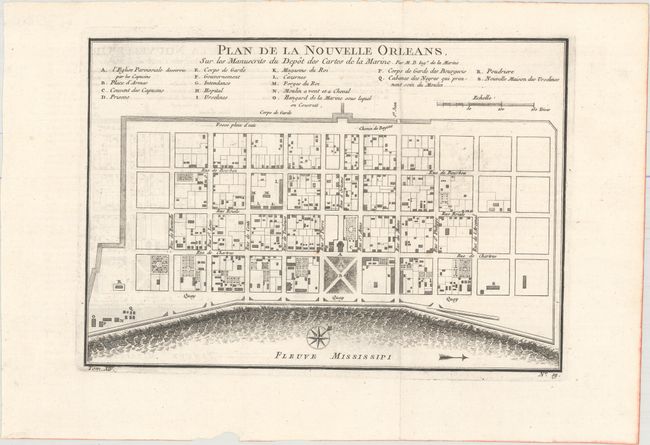 Plan de la Nouvelle Orleans. Sur les Manuscrits du Depot des Cartes de la Marine