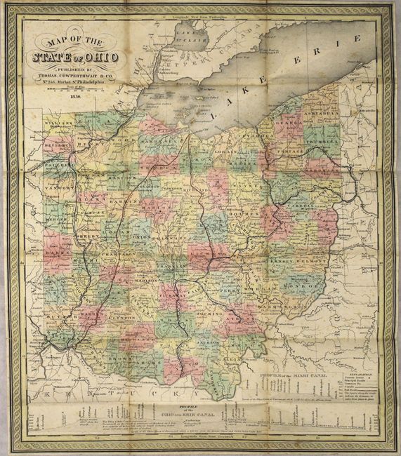 Map of the State of Ohio