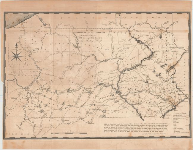 [A Map of Pennsylvania and the Parts connected therewith, relating to the Roads and inland Navigation]