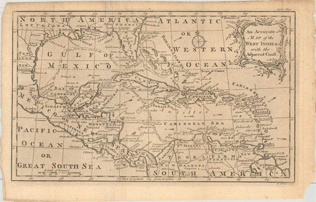 An Accurate Map of the West Indies, with the Adjacent Coast