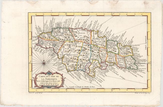 Carte de l'Isle de la Jamaique