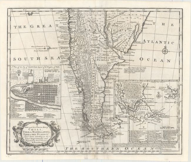 A New and Accurate Map of Chili, Terra Magellanica, Terra del Fuego &c.
