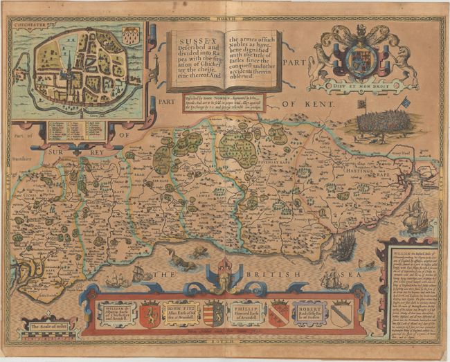 Sussex Described and Divided into Rapes with the Situation of Chichester the Cheife Citie Thereof...