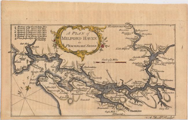 A Plan of Milford Haven in Pembroke Shire