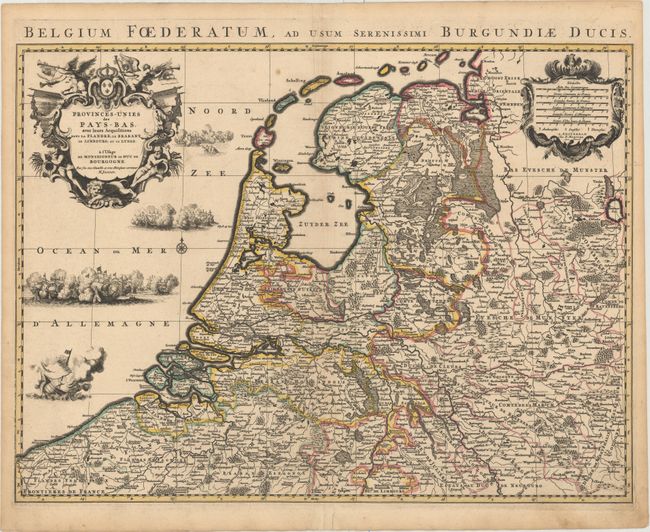 Provinces-Unies des Pays-Bas, avec Leurs Acquisitions dans la Flandre, le Brabant le Limbourg, et le Lyege