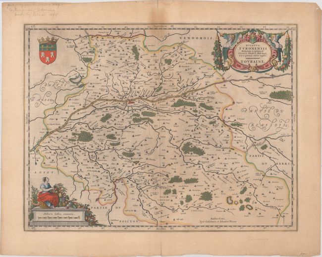Ducatus Turonensis Perlustratus et Descriptuus ab Isaaco Franco, Aedili Regio, et in ea Provincia Viarum Magistro - Touraine