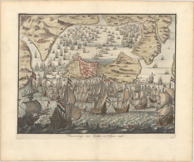 Veroveringe van Cadix, in 't Jaar 1596