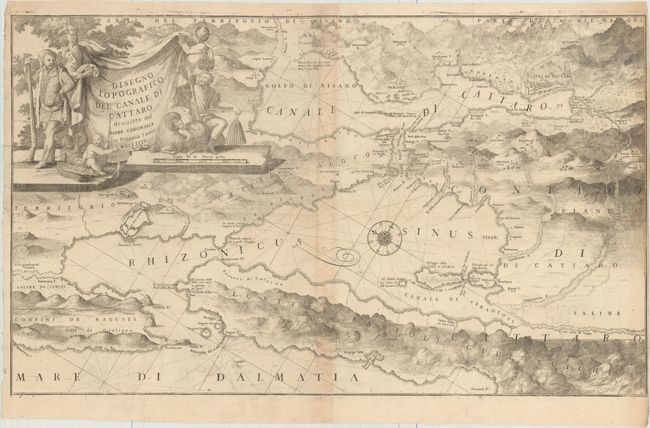 Disegno Topografico del Canale di Cattaro Descritto dal Padre Coronelli in Venezia l'anno 1685