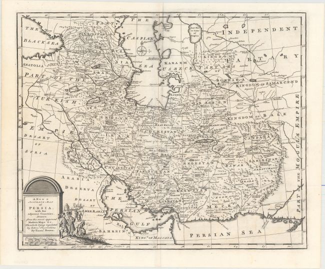 A New & Accurate Map of Persia, with the Adjacent Countries. Drawn from the Most Approved Modern Maps &c. The Whole Being Regulated by Astronl. Observations