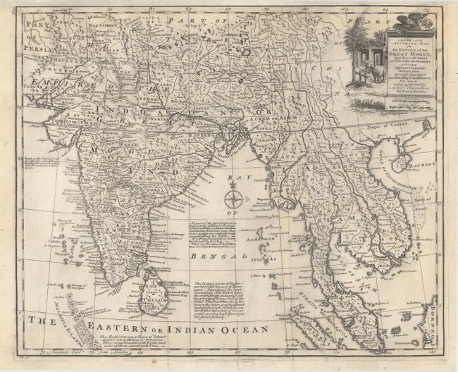 A New and Accurate Map of the Empire of the Great Mogul, Together with India on Both Sides the Ganges, and the Adjacent Countries...