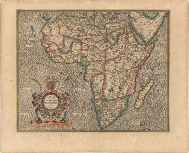 Africa ex Magna Orbis Terre Descriptione Gerardi Mercatoris Desumpta