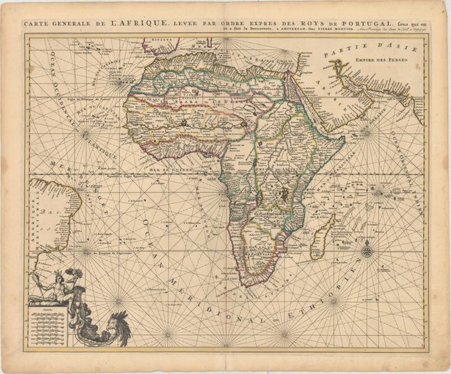 Carte Generale de l'Afrique, Levee par Ordre Expres des Roys de Portugal, sous qui on en a Fait la Decouverte