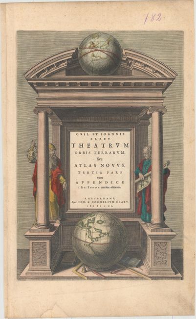 Theatrum Orbis Terrarum, sive Atlas Novus Tertia Pars cum Appendice I & II Partium Antehac Editarum