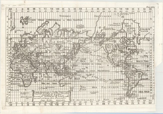 Carte Generale du Globe Terrestre...