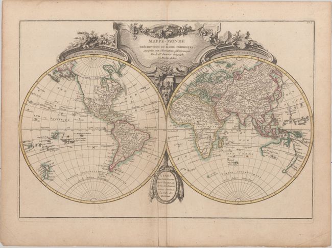 Mappe-Monde ou Description du Globe Terrestre, Assujettie aux Observations Astronomiques