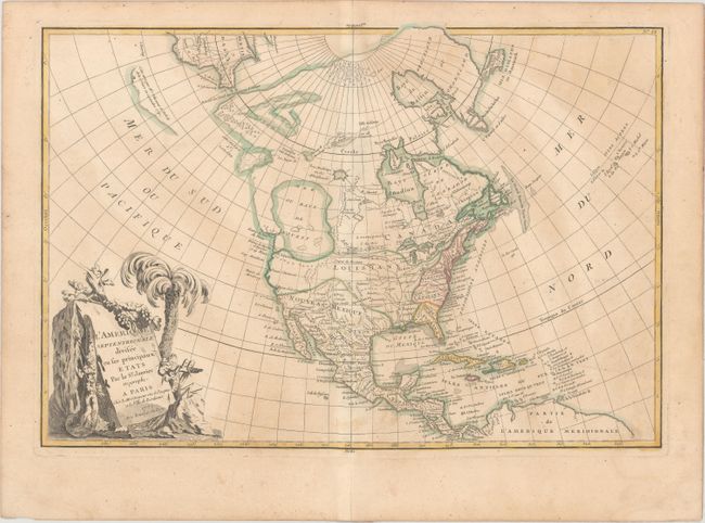 L'Amerique Septentrionale Divisee en Ses Principaux Etats