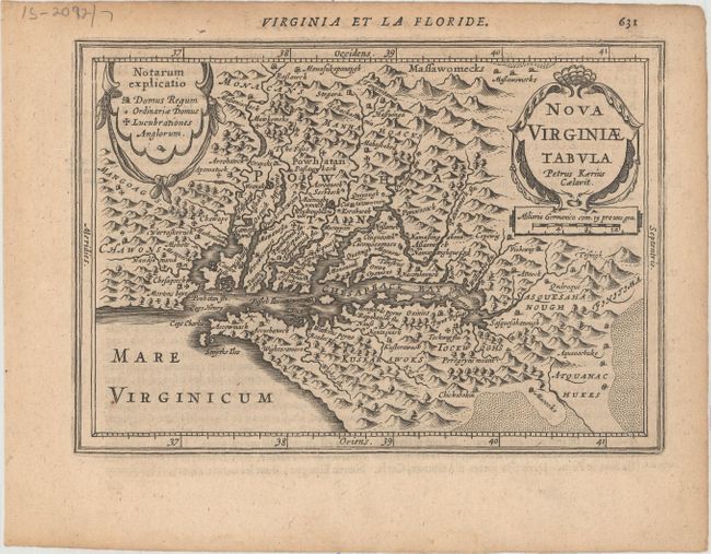 Nova Virginiae Tabula