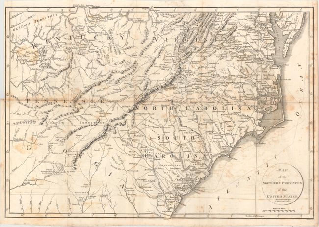 Map of the Southern Provinces of the United States