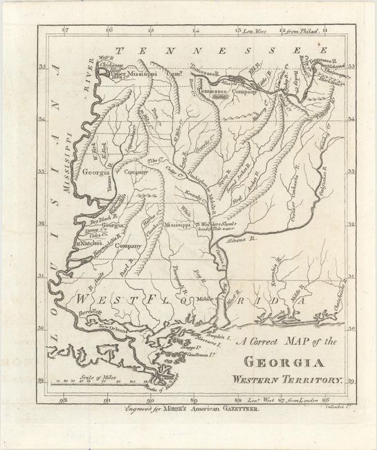 A Correct Map of the Georgia Western Territory