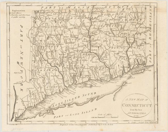 A New Map of Connecticut from the Best Authorities