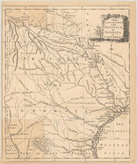 A New and Accurate Map of the Province of Georgia in North America