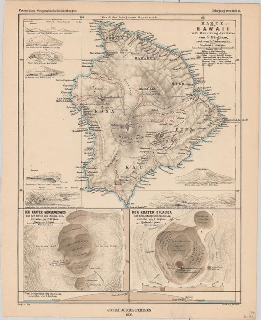 Karte von Hawaii mit Benutzung der Daten...