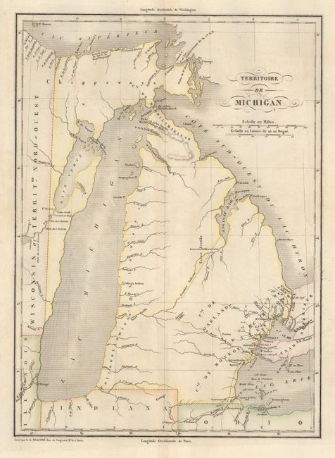 Carte Geographique, Statistique et Historique de Michigan