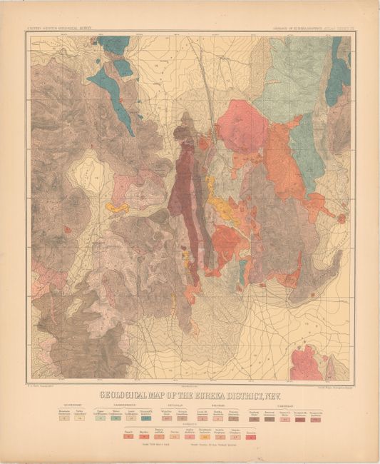 Atlas to Accompany the Monograph on the Geology of the Eureka District Nevada