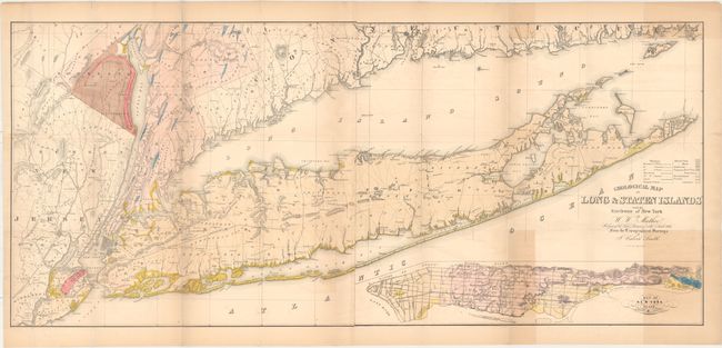 Geological Map of Long & Staten Islands with the Environs of New York