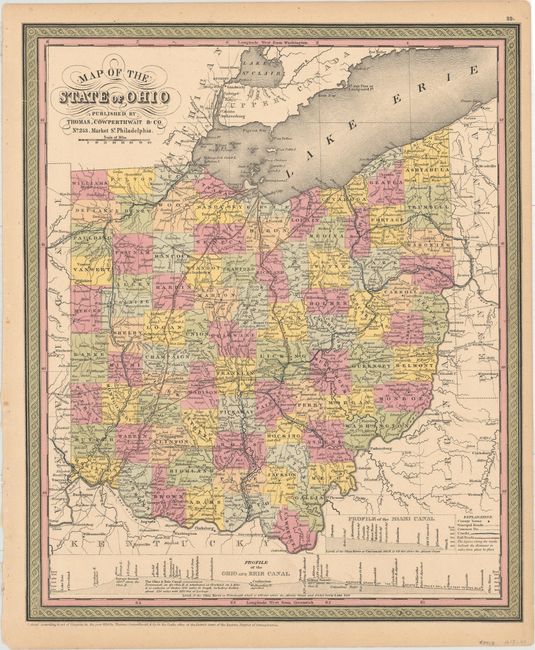 Map of the State of Ohio