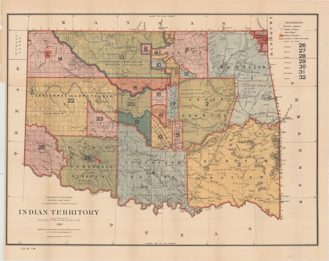 Indian Territory [with Report] ...Certains Lands in the Indian Territory Acquired by Treaty from the Creek and Seminole Indians