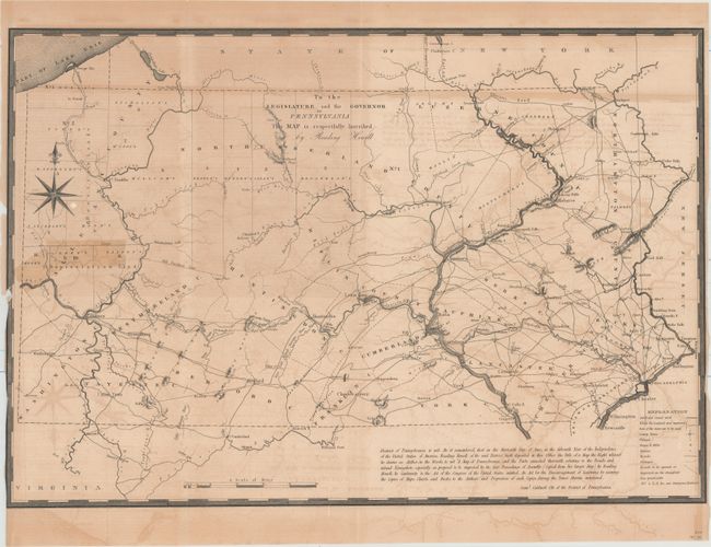 [A Map of Pennsylvania and the Parts Connected Therewith, Relating to the Roads and Inland Navigation]