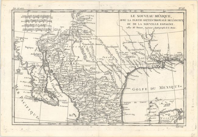Le Nouveau Mexique, avec la Partie Septentrionale de l'Ancien ou de la Nouvelle Espagne