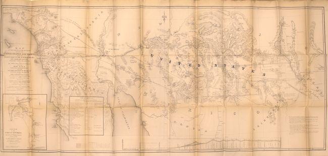 Map of that Portion of the Boundary between the United States and Mexico, from the Pacific Coast to the Junction of the Gila and Colorado Rivers [Bound in Report]