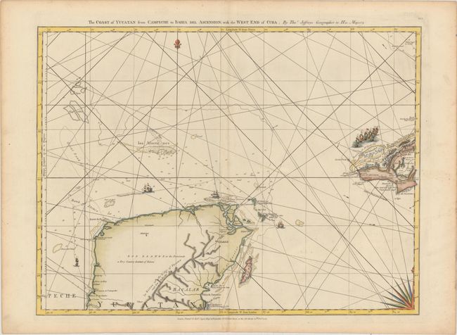 The Coast of Yucatan from Campeche to Bahia del Ascension; with the West End of Cuba