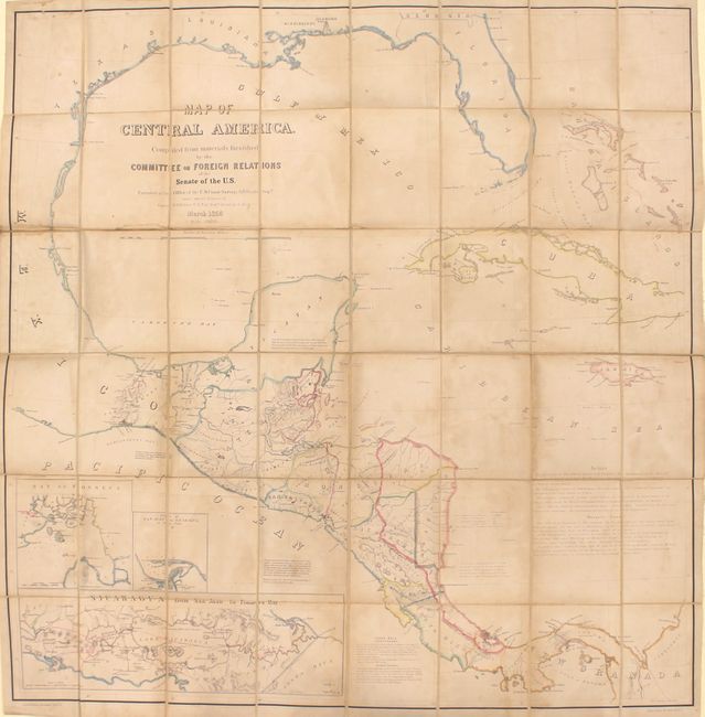 Map of Central America. Compiled from Materials Furnished by the Committee on Foreign Relations of the Senate of the U.S.